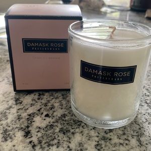 NWT Pottery Barn Damask Rose Candle